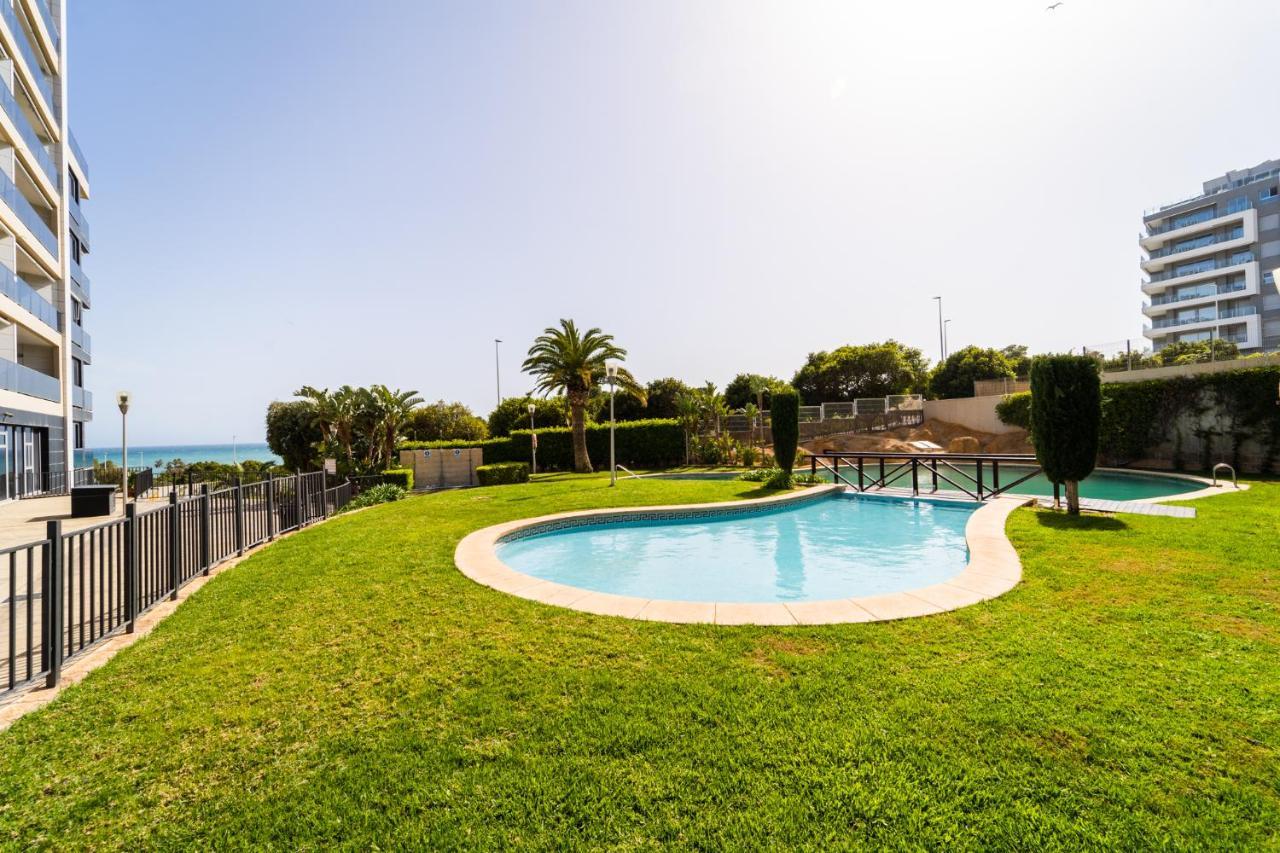 Primera Linea De Mar Con Piscina, Gimnasio Y Parking 2 Hab Y 2 Banos Villajoyosa Ngoại thất bức ảnh